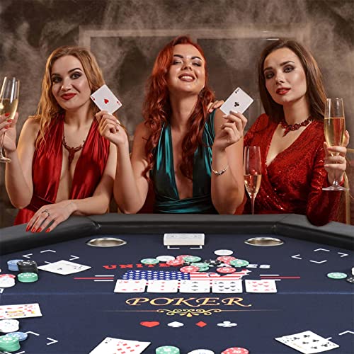 RayChee Poker Table: Octagonal Foldable Texas Holdem Table