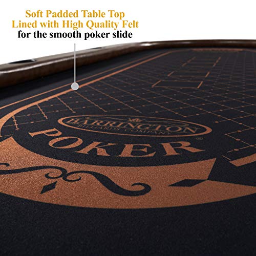 Barrington Urban Poker Table - 2-in-1 Dining & Texas Holdem