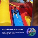 JumpOrange 15’ Pirate Ship Commercial Grade Bounce House Water Slide for Kids and Adults (with Blower), Outdoor Indoor, Wet Dry Use, Big Inflatable, Birthday Party, Rental Quality, All Seasons