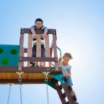 Woodridge Elite Cedar Swing Set with Sandbox and Slide