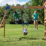 Beach Front Cedar Swing Set with Monkey Bars
