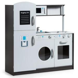 Costzon Kids Kitchen Playset with Realistic Sound效果