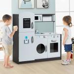 Costzon Kids Kitchen Playset with Realistic Sound效果