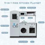 Costzon Kids Kitchen Playset with Realistic Sound效果