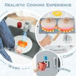 Costzon Kids Kitchen Playset with Realistic Sound效果