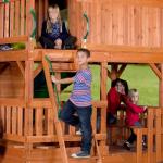 Liberty II Cedar Wood Playset Swing Set