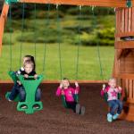 Liberty II Cedar Wood Playset Swing Set