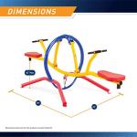 Gym Dandy Pendulum Teeter Totter Seesaw Set TT-320