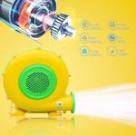 25FT Commercial Grade Bounce House for Big Kids 8-12 with Wet Dry Pool, 100% PVC Inflatable Obstacle Course Bounce House with Blower, 6 in1 Large Bounce House with Slide