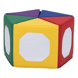 Sprogs Multi-Mirror Pentagon Play Mat for Kids – Interactive Tummy Time Toy for Daycare, Preschool and Home Use