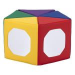 Sprogs Multi-Mirror Pentagon Play Mat for Kids – Interactive Tummy Time Toy for Daycare, Preschool and Home Use