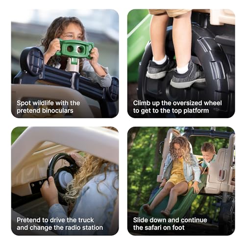 Step2 Safari Truck Climber Playset for Preschools, Ages 2-5