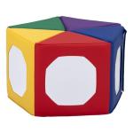 Sprogs Multi-Mirror Pentagon Play Mat for Kids – Interactive Tummy Time Toy for Daycare, Preschool and Home Use