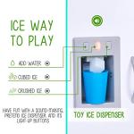 Lil' Jumbl Jumbl Kids Kitchen Set, Pretend Wooden Play Kitchen, Battery Operated Icemaker, Microwave, Range Hood, Stove Top, Oven, with Realistic Sound & Lights, Pots, Pan, & Utensils Included