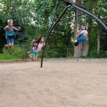 Lifetime Adventure Castle Swing Set Playset with Tube Slide