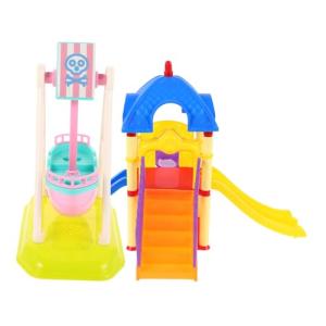 KONTONTY 2pcs Interactive Playset Miniature Playground Decor Boys and Girls Playhouse Accessories