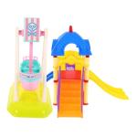 KONTONTY 2pcs Interactive Playset Miniature Playground Decor Boys and Girls Playhouse Accessories