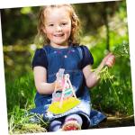 KONTONTY 2pcs Interactive Playset Miniature Playground Decor Boys and Girls Playhouse Accessories