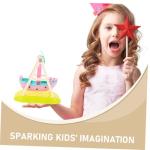 KONTONTY 2pcs Interactive Playset Miniature Playground Decor Boys and Girls Playhouse Accessories