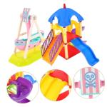 KONTONTY 2pcs Interactive Playset Miniature Playground Decor Boys and Girls Playhouse Accessories