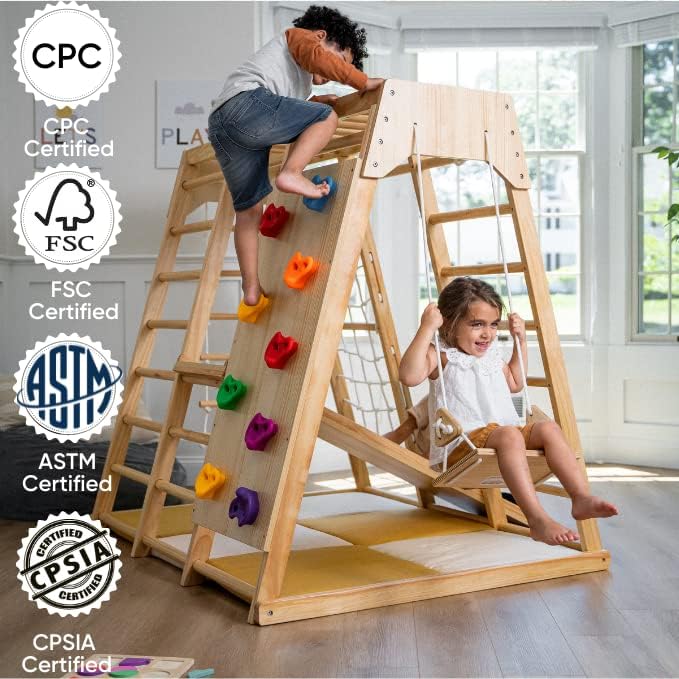 6-in-1 Indoor Playground Jungle Gym for Daycares