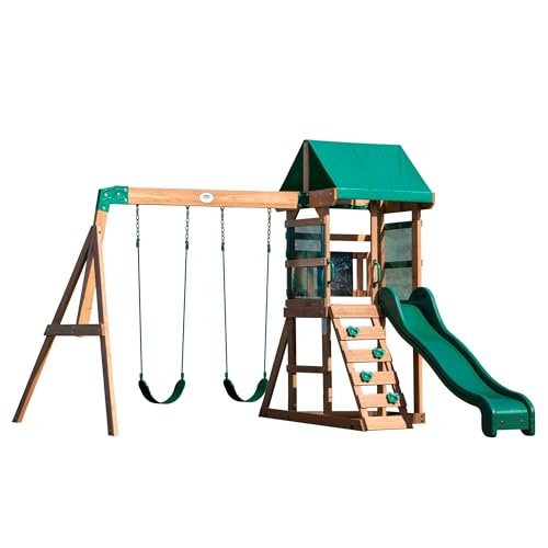 Buckley Hill Wooden Swing Set for Little Kids