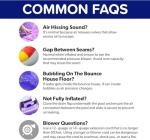 JumpOrange 12’ Safari Commercial Grade Water Slide with Pool for Kids and Adults (with Blower), Water Cannon, Wet Dry Use, Outdoor Indoor, Big Inflatable, Birthday Party, Rental Quality