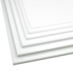 Bocolon High Density Polyethylene Sheets HDPE Plastic Sheet Board for DIY, Heavy Duty Industry,1/4" Thick,Size 12" x 18", White Color