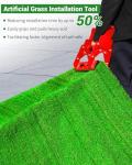Artificial Grass Installation Tool, Steel Turf Gripper Installation Tools ,Grip Strength, Saving effort, for residential, children's playgrounds, commercial landscaping, golf courses, soccer fields