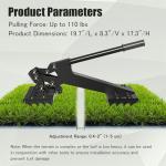 Artificial Grass Installation Tool Turf Puller Turf Gripper Turf Fix Tool, Synthetic Turf Seam Tool Fit for Commercial Greening, Sports Venues, Children's Playgrounds Artificial Turf Installation