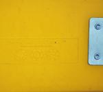 Swing Set Stuff Inc. Commercial Rubber Belt Seat with Chains & Hooks SSS Logo Sticker Playground Swing, Yellow