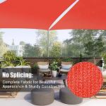 Yescom 2 Packs 28'x28'x28' Triangle Sun Shade Sail Watermelon Red 97% UV Block Commercial Events Carpark Swimming Pool Camping Beach Picnic Playground Outdoor Building Canopy