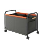 Tennis Racquet Commercial Holder Cart With Wheels School Playground Floor Standing Tennis Racket Large Storage Rack Tennis Racket Stand Utility Paddle Stand(B,63.5*37*48.5cm/25*14.6*19in)