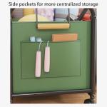 Tennis Racquet Commercial Holder Cart With Wheels School Playground Floor Standing Tennis Racket Large Storage Rack Tennis Racket Stand Utility Paddle Stand(B,63.5*37*48.5cm/25*14.6*19in)