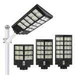 Outdoor Solar Street Light Light, 800pcs Super Bright LED Beads Commercial Parking Lot Light, Solar Security Floodlight Motion Sensor Solar LED Light for Yard, Gate, Basketball Court, Road, Playground