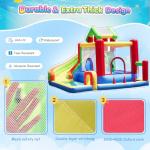 JoySheng Castle Mega Bounce House with Slide | 7-in-1 Inflatable Playground for Kids 3-10 | Giant Jump Area, Ball Pit, Basketball Hoop | Commercial-Grade Blower Included