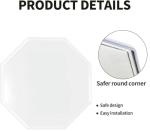 Private Property Not A Playground Sign Metal Tin Sign 12 x 12 inch Octagon Shaped Warning for Industrial & Commercial Use (D285)