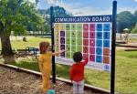 Communication Board for Playgrounds, Double-Sided, Customizable, Commercial Grade, 3 mm Thick Aluminum