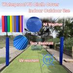 ZAQYCM Commercial Pole Wrap Column Cover for Metal Square Post, Black Brown Blue Orange Yellow Basement Garage Playground Safety Protection Padding 6ft Tall(Yellow,6.5"X6.5"(16.5X16.5CM))