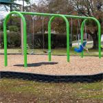 12" Commercial Plastic Playground Borders - Half Pallet (16 Borders) - for School, Church, Daycare, Municipal and Home Use