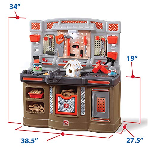 Step2 Big Builders Pro Kids Workbench with Toy Accessories