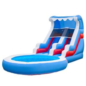 13x12x12 Inflatable Water Slide - Commercial Grade with Blower