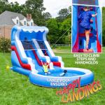 13x12x12 Inflatable Water Slide - Commercial Grade with Blower