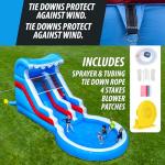 13x12x12 Inflatable Water Slide - Commercial Grade with Blower
