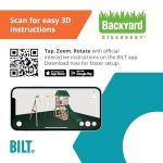 Buckley Hill Wooden Swing Set for Little Kids