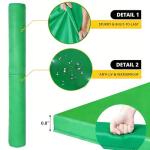 ACJSDGL Commercial Pole Wrap Column Cover for Metal Round Post, Blue 12" Diameter Basement Garage Playground Safety Protection Padding 5ft Tall