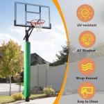 ACJSDGL Commercial Pole Wrap Column Cover for Metal Round Post, Blue 12" Diameter Basement Garage Playground Safety Protection Padding 5ft Tall