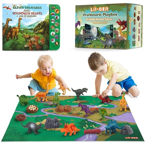 Li'l-Gen Dinosaur Toy Set for Kids 3+ - 12