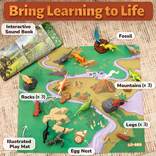 Li'l-Gen Dinosaur Toy Set for Kids 3+ - 12