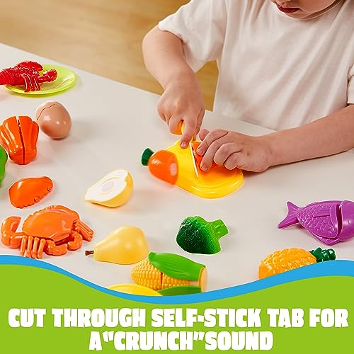 Color Sorting Play Food Set for Daycares/Preschools